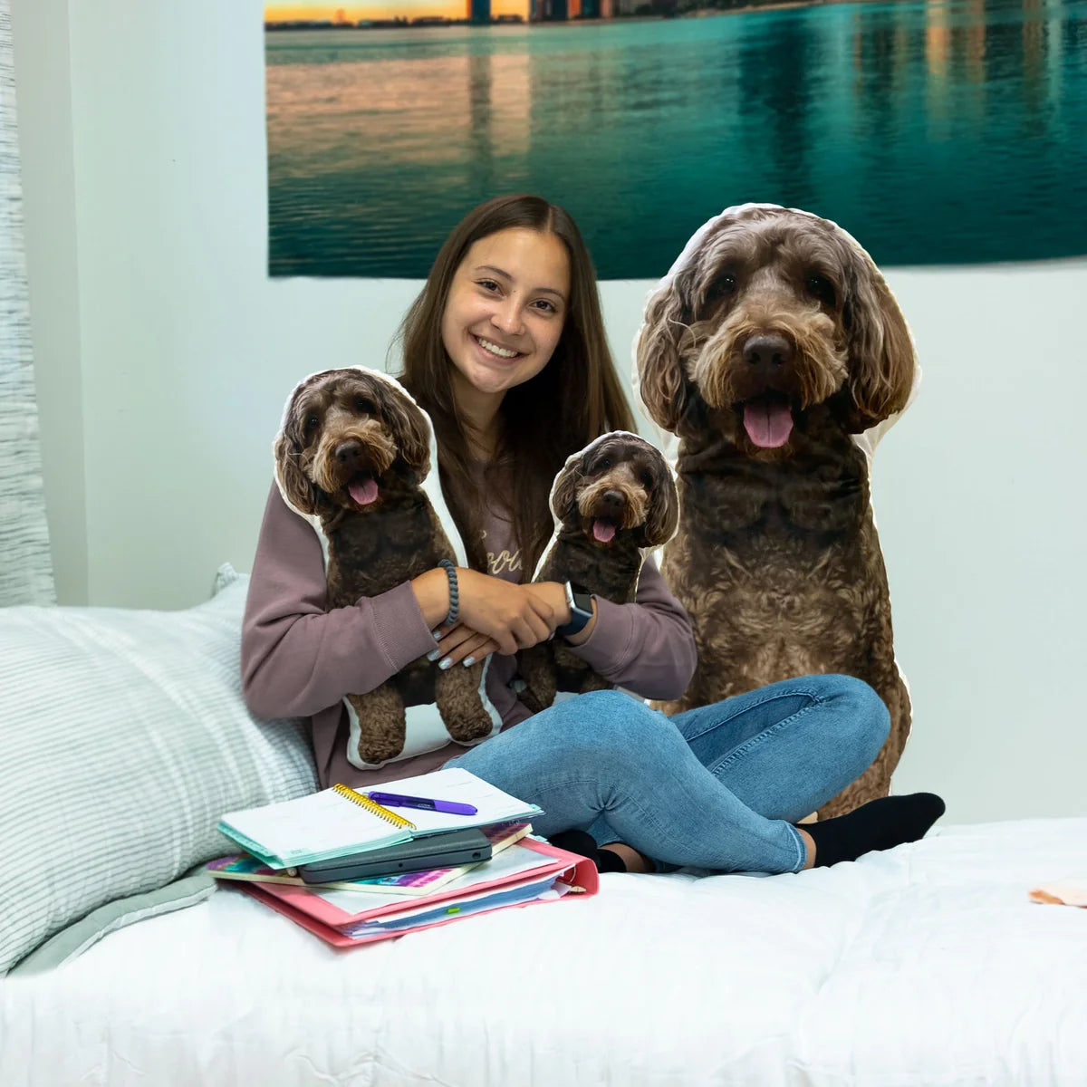 Mydogdreams™ | Premium Personalisiertes 3D Kissen